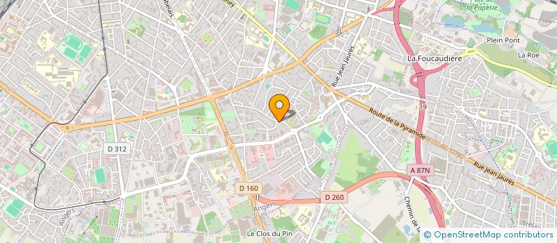localisation de l'entreprise MADAME EVELYNE BOURREAU  ANGERS