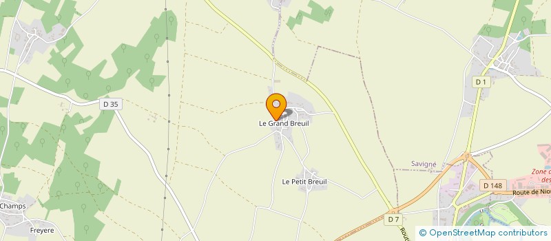 localisation de l'entreprise MADAME EVELYNE BOUTANT à SAINT PIERRE D'EXIDEUIL