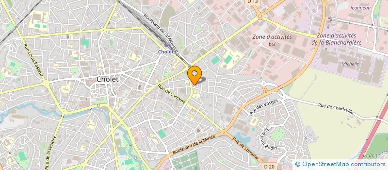 localisation de l'entreprise MADAME EVELYNE BREMOND à CHOLET