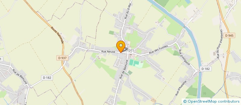 localisation de l'entreprise MADAME EVELYNE BRIGE  HINGES