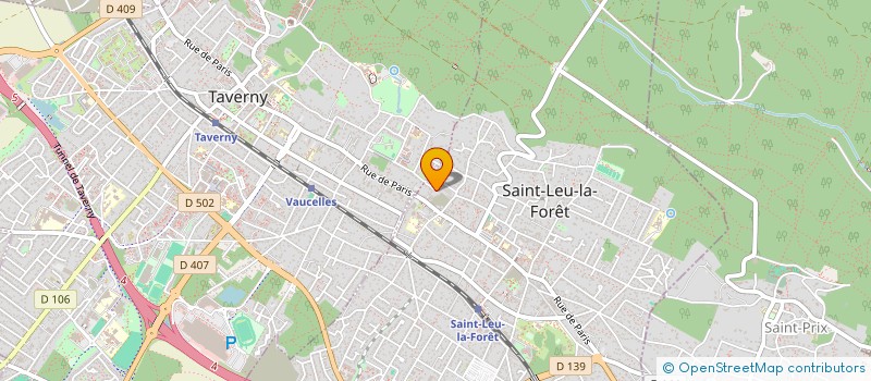 localisation de l'entreprise MADAME EVELYNE BRIS  SAINT-LEU-LA-FORET