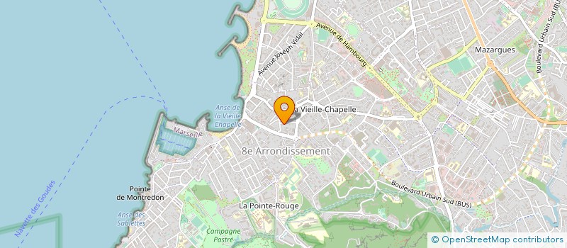 localisation de l'entreprise MADAME EVELYNE BROUSSE à MARSEILLE