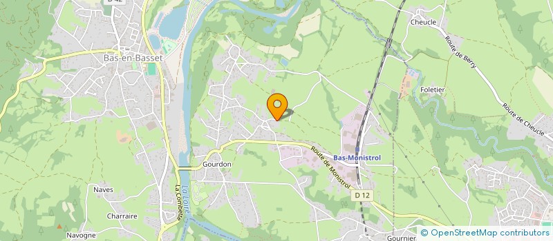 localisation de l'entreprise MADAME EVELYNE BRUYERE  BAS-EN-BASSET