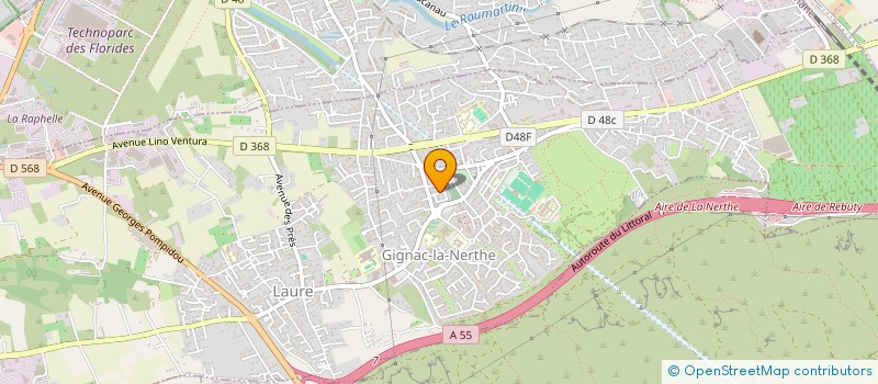 localisation de l'entreprise MADAME EVELYNE CAILLAUD à GIGNAC-LA-NERTHE