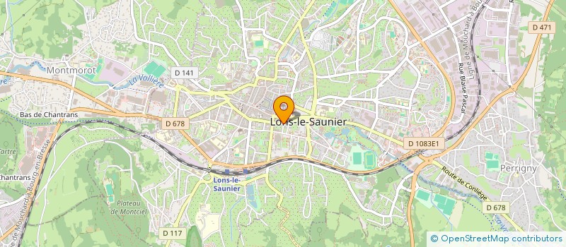 localisation de l'entreprise MADAME EVELYNE CALLY  LONS-LE-SAUNIER