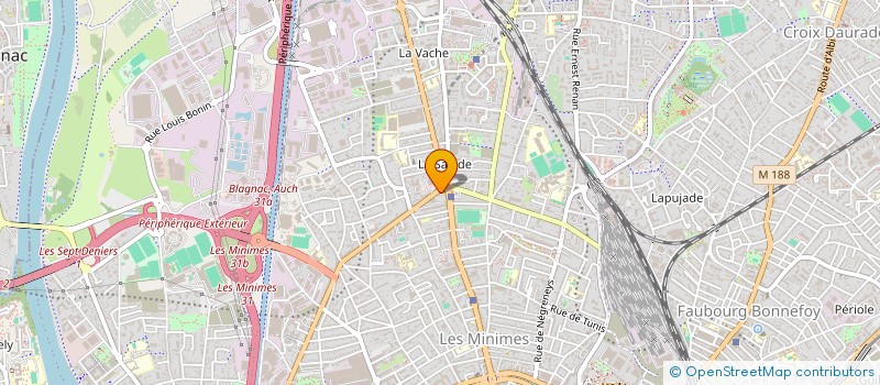 localisation de l'entreprise MADAME EVELYNE CALVEL  TOULOUSE