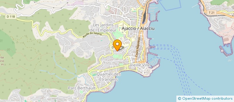 localisation de l'entreprise MADAME EVELYNE CANARELLI à AJACCIO