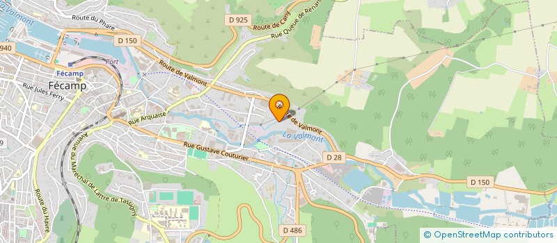 localisation de l'entreprise MADAME EVELYNE CARNIER  FECAMP