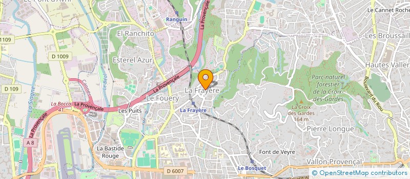 localisation de l'entreprise MADAME EVELYNE CATALANO à CANNES