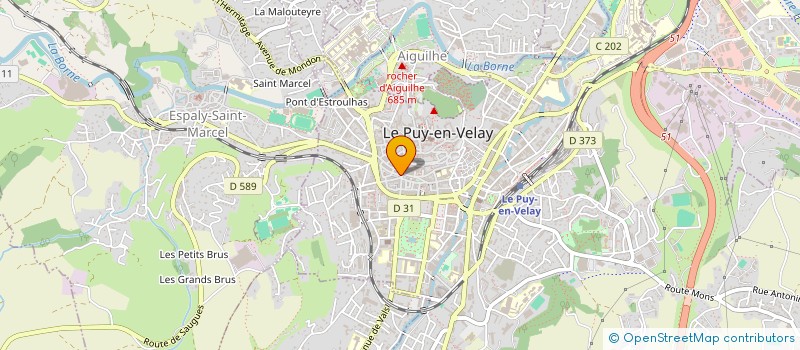 localisation de l'entreprise MADAME EVELYNE CHABANIS  LE PUY-EN-VELAY