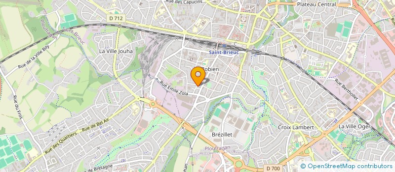 localisation de l'entreprise MADAME EVELYNE CHARREAU à SAINT-BRIEUC