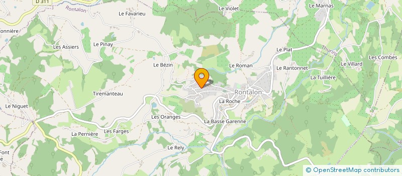 localisation de l'entreprise MADAME EVELYNE CHARRIER à RONTALON