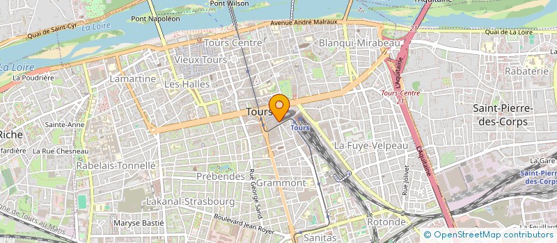 localisation de l'entreprise MADAME EVELYNE CHASSAIGNE DE NERONDE à TOURS