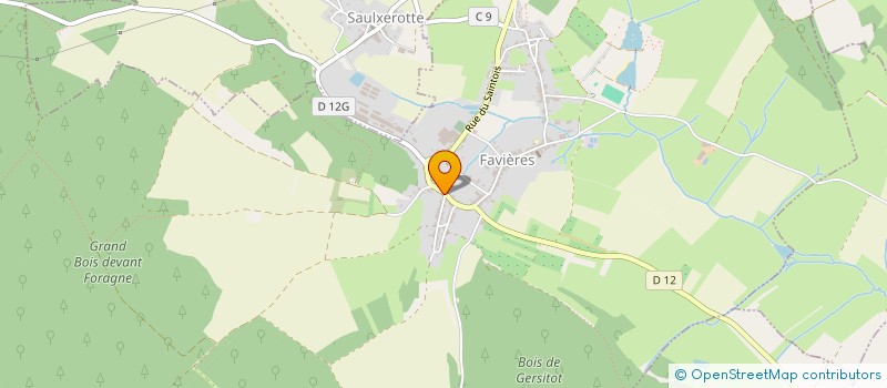 localisation de l'entreprise MADAME EVELYNE CHASSEL  FAVIERES