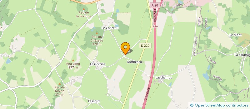 localisation de l'entreprise MADAME EVELYNE CHENIEUX à SAINT-AMAND-MAGNAZEIX