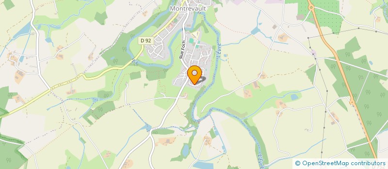 localisation de l'entreprise MADAME EVELYNE CHENNEVEAU à MONTREVAULT-SUR-EVRE