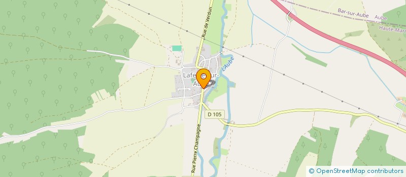 localisation de l'entreprise MADAME EVELYNE CHERON à LAFERTE-SUR-AUBE
