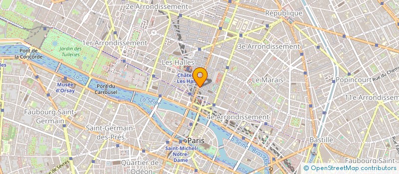 localisation de l'entreprise MADAME EVELYNE CHEVILLARD  PARIS