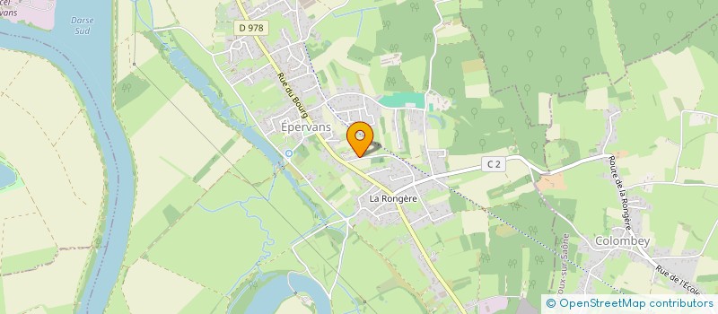 localisation de l'entreprise MADAME EVELYNE CHOUX  EPERVANS