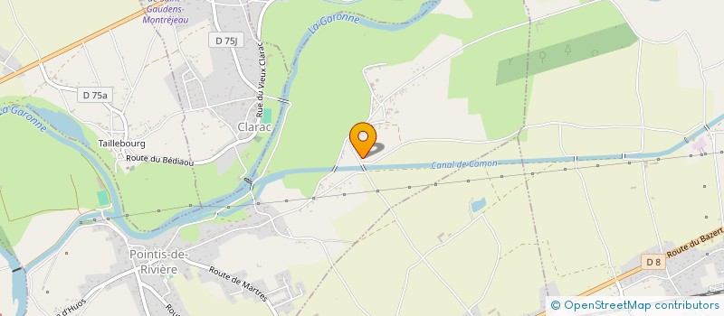 localisation de l'entreprise MADAME EVELYNE CISTAC  FRANQUEVIELLE