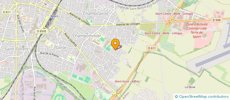 localisation de l'entreprise MADAME EVELYNE CLEON  NIORT