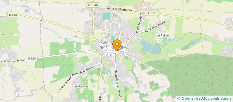 localisation de l'entreprise MADAME EVELYNE CLERGUE à SAINT-ETIENNE-DE-SAINT-GEOIRS