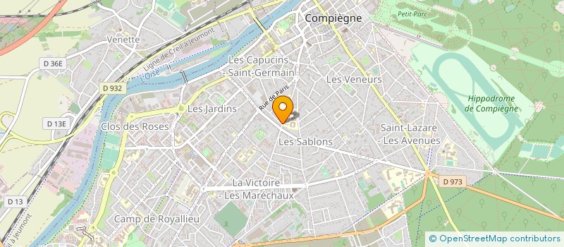 localisation de l'entreprise MADAME EVELYNE COGNIN à COMPIEGNE