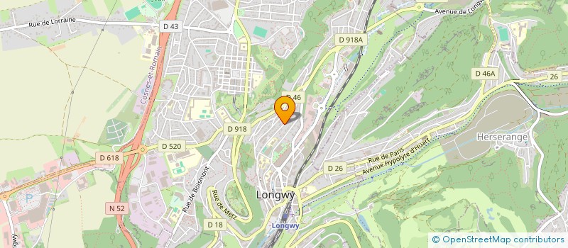 localisation de l'entreprise MADAME EVELYNE COLLIN à LONGWY