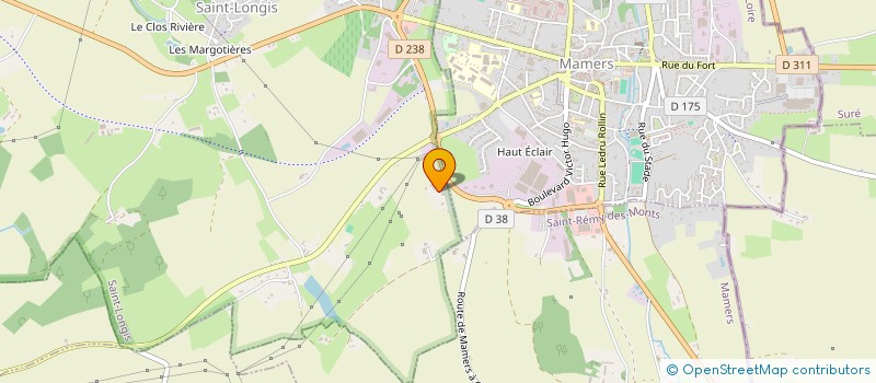 localisation de l'entreprise MADAME EVELYNE COLLIN  SAINT LONGIS