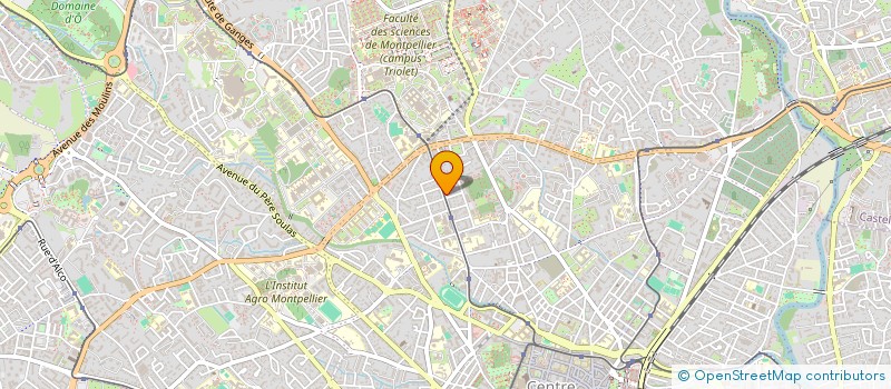 localisation de l'entreprise MADAME EVELYNE COMBE à MONTPELLIER