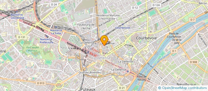 localisation de l'entreprise MADAME EVELYNE CONSTANS à COURBEVOIE