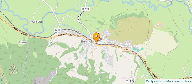 localisation de l'entreprise MADAME EVELYNE CORTINOVIS  BERTHOLENE