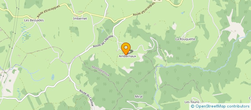 localisation de l'entreprise MADAME EVELYNE COUDERC  MONTPEYROUX