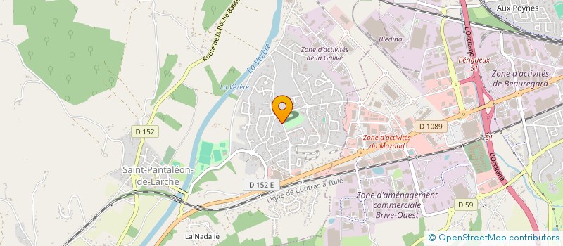 localisation de l'entreprise MADAME EVELYNE COUDERT  SAINT-PANTALEON-DE-LARCHE