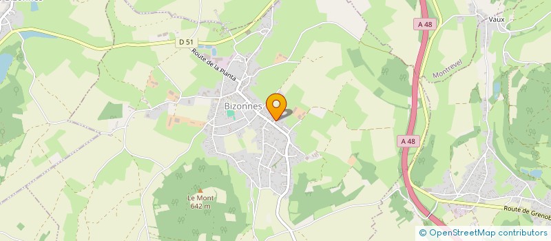 localisation de l'entreprise MADAME EVELYNE CUGNO  BIZONNES