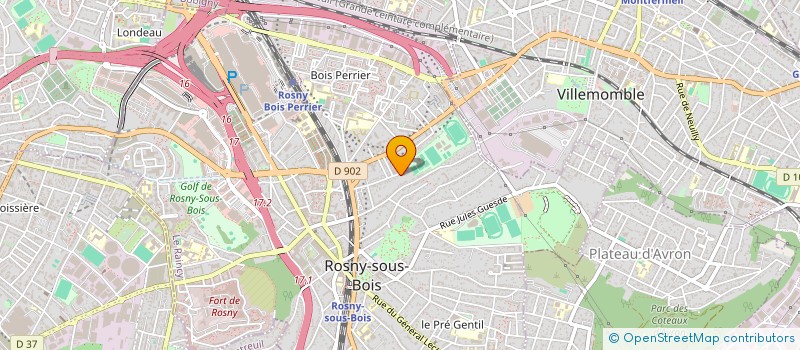 localisation de l'entreprise MADAME EVELYNE D AGOSTINO à ROSNY-SOUS-BOIS
