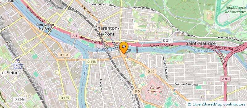 localisation de l'entreprise MADAME EVELYNE DA ROCHA BARBOSA  MAISONS-ALFORT