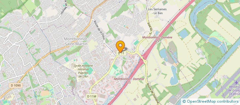 localisation de l'entreprise MADAME EVELYNE DA SILVA  MONTBONNOT-SAINT-MARTIN