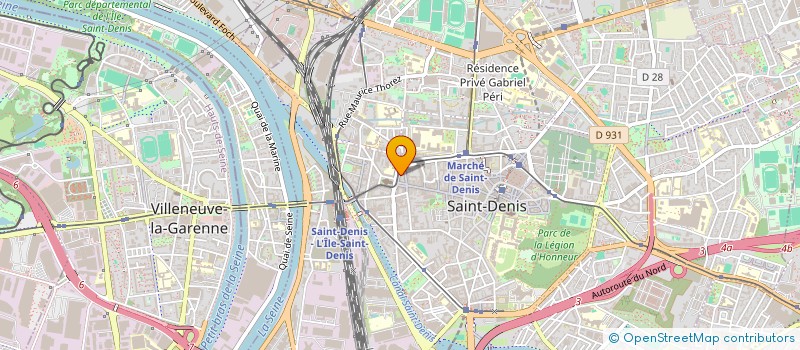 localisation de l'entreprise MADAME EVELYNE DAMBREVILLE  SAINT-DENIS