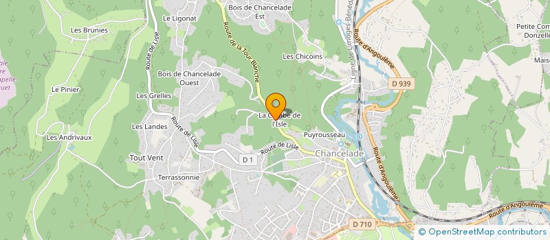 localisation de l'entreprise MADAME EVELYNE DARMANIN  CHANCELADE