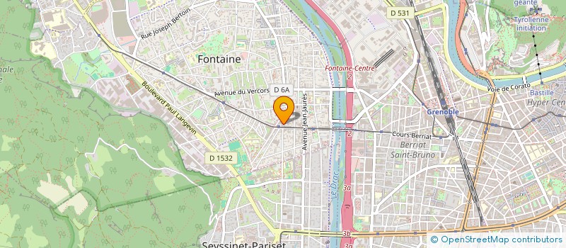 localisation de l'entreprise MADAME EVELYNE DE CARO  FONTAINE