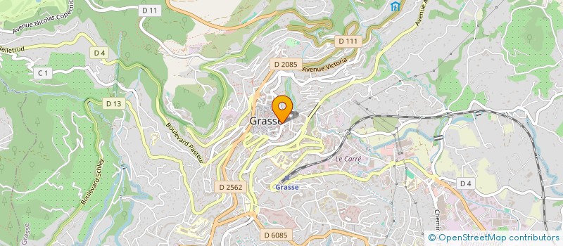 localisation de l'entreprise MADAME EVELYNE DE MARTE à GRASSE