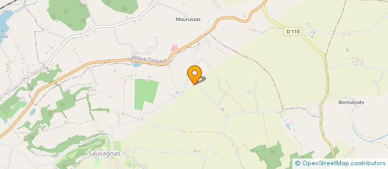 localisation de l'entreprise MADAME EVELYNE DE MONCLIN  LA CROIX-BLANCHE