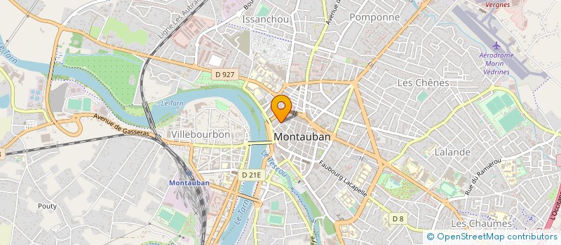 localisation de l'entreprise MADAME EVELYNE DE TURKEIM  MONTAUBAN