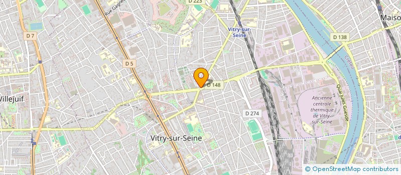 localisation de l'entreprise MADAME EVELYNE DE VAUX BIDON à VITRY-SUR-SEINE