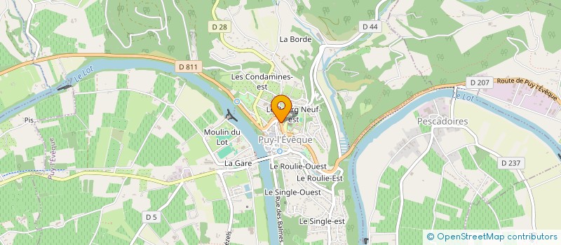localisation de l'entreprise MADAME EVELYNE DEARO à PUY L'EVEQUE