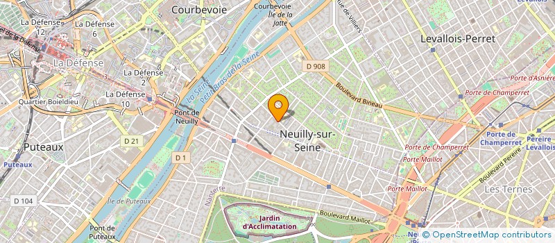localisation de l'entreprise MADAME EVELYNE DECARIS à NEUILLY-SUR-SEINE