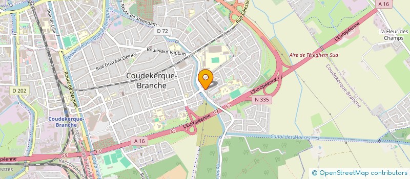 localisation de l'entreprise MADAME EVELYNE DEDRIE  COUDEKERQUE-BRANCHE