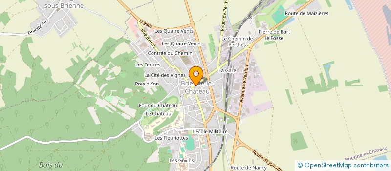 localisation de l'entreprise MADAME EVELYNE DELANGRE  BRIENNE-LE-CHATEAU