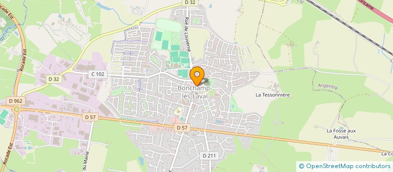 localisation de l'entreprise MADAME EVELYNE DELLIERE à BONCHAMP LES LAVAL